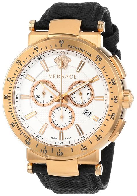 versace mystique sport rose gold-plated watch